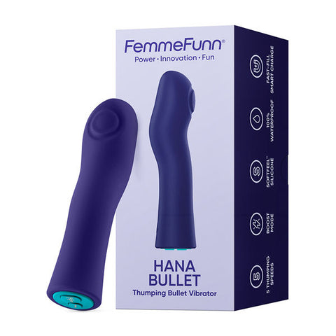 Hana Bullet Thumping Vibrator Pink Waterproof Adult Toy BULLETS
