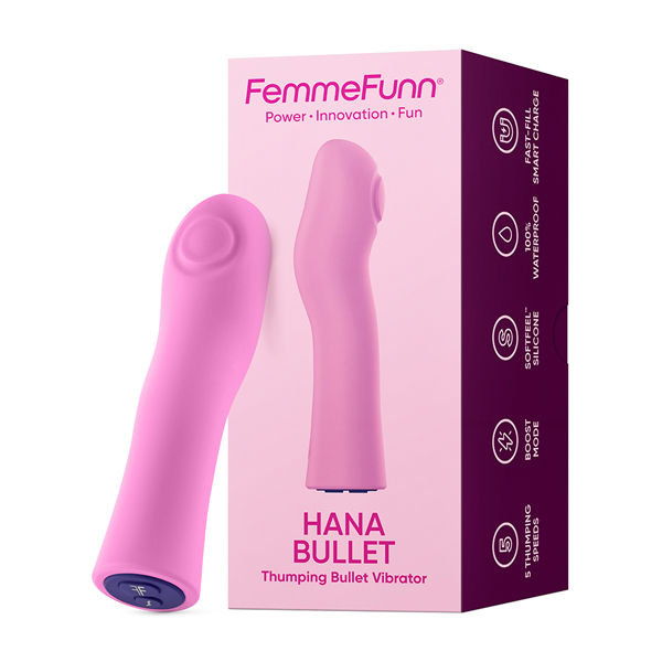 Hana Bullet Thumping Vibrator Pink Waterproof > Vibrators > Mini Vibrators Main image