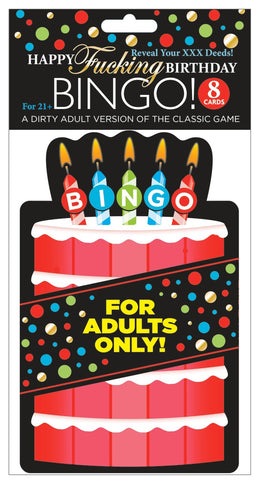 Happy Birthday Bingo Party Game for Adults Games