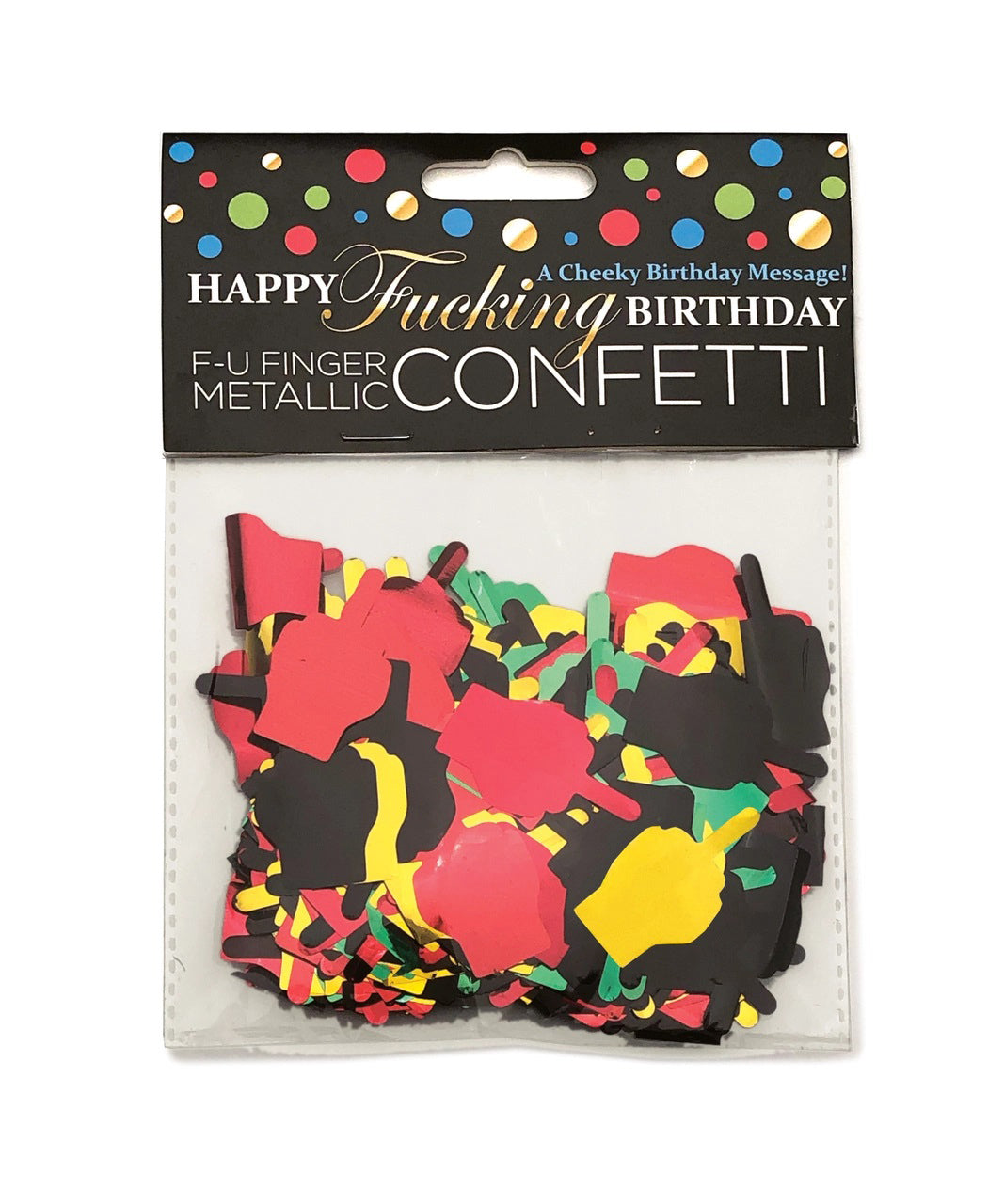Happy Birthday FU Finger Confetti Party Accessory > Novelties > Party Supplies