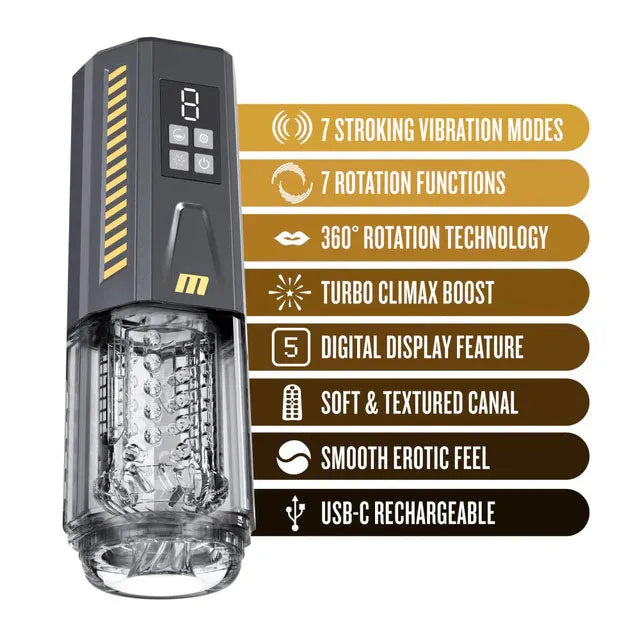 M for Men Spinmaster Pro – Automatic Luxury Male Masturbator > Sex Toys For Men > Masturbators Premium