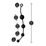 Anal Adventures Platinum X-Large Anal Beads – Flexible Silicone Anal Toy > Anal Range > Anal Beads
