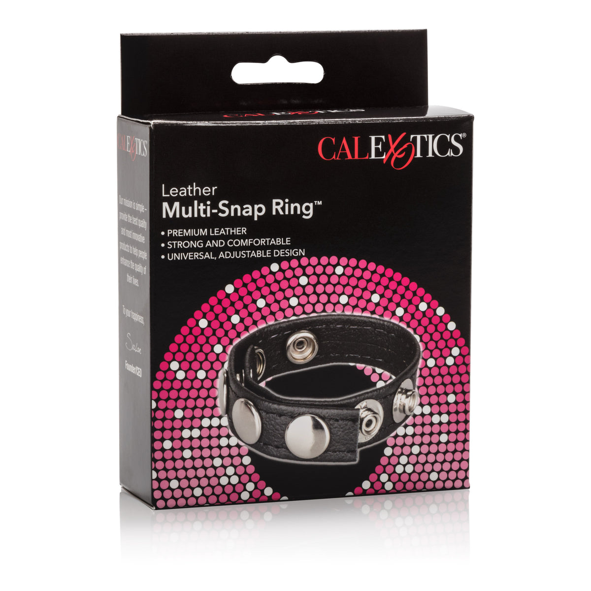 Leather Multi-Snap Adjustable Ring Strap – Leather Erection Ring > Clothes > Mens Leather