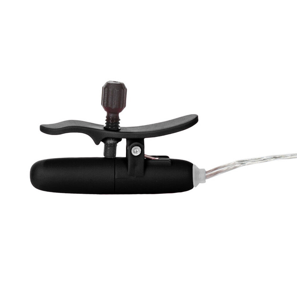 Heated Vibrating Nipple Teasers Black Silicone > Sex Toys > Nipple Stimulators