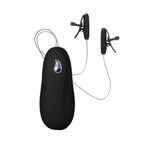 Heated Vibrating Nipple Teasers Black Silicone > Sex Toys > Nipple Stimulators