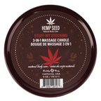 Hemp Seed 3-In-1 Massage Candle 170 g - Pomegranate & Brown Sugar > Candles > Massage