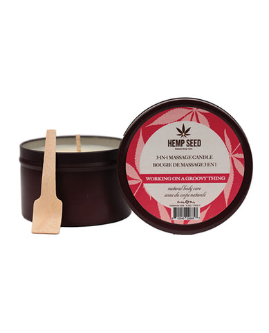 Hemp Seed 3 In 1 Massage Candle For Relaxation And Moisturization Massage Candles