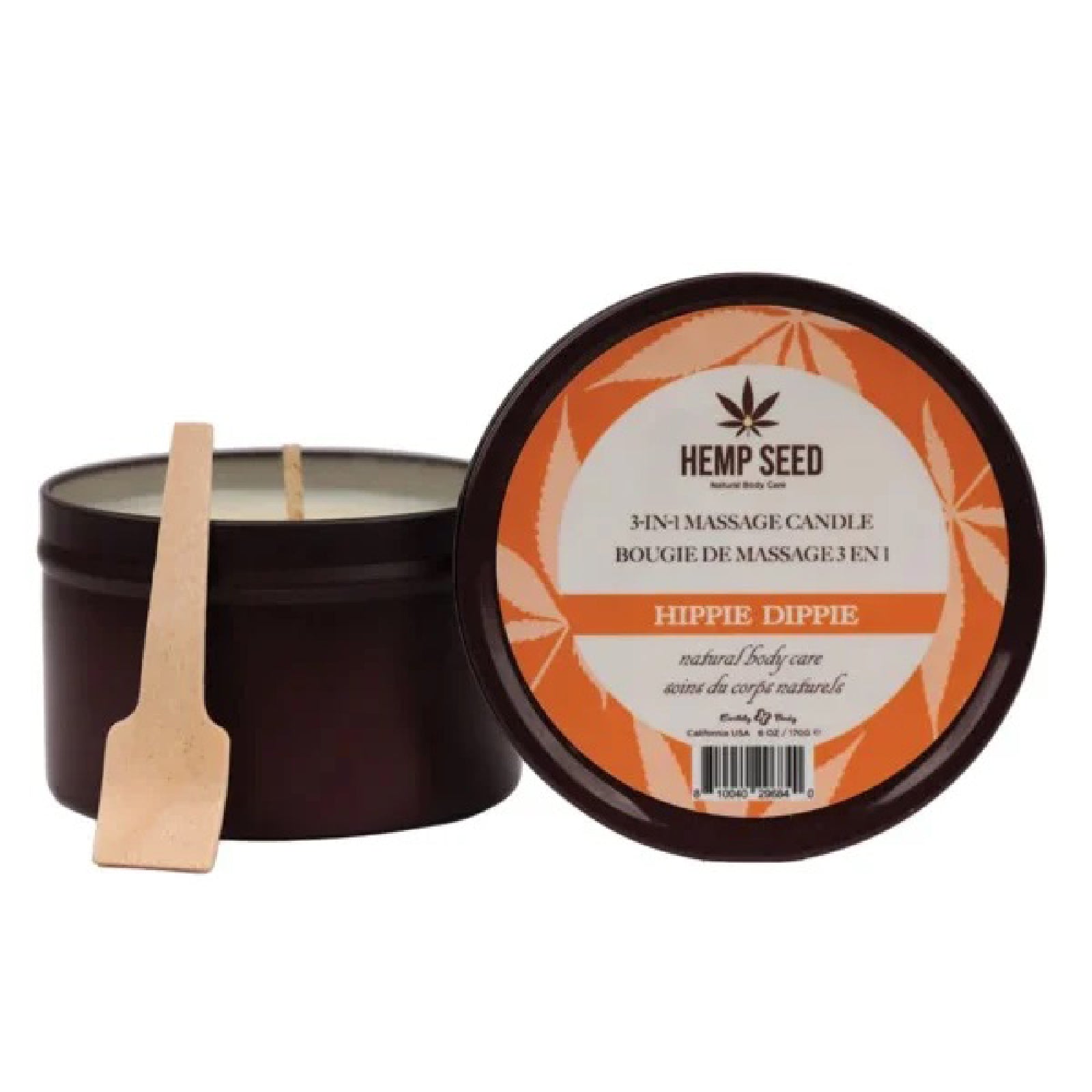 Hemp Seed 3 in 1 Massage Candle for Intimate Relaxation and Moisturizing Massage Candles