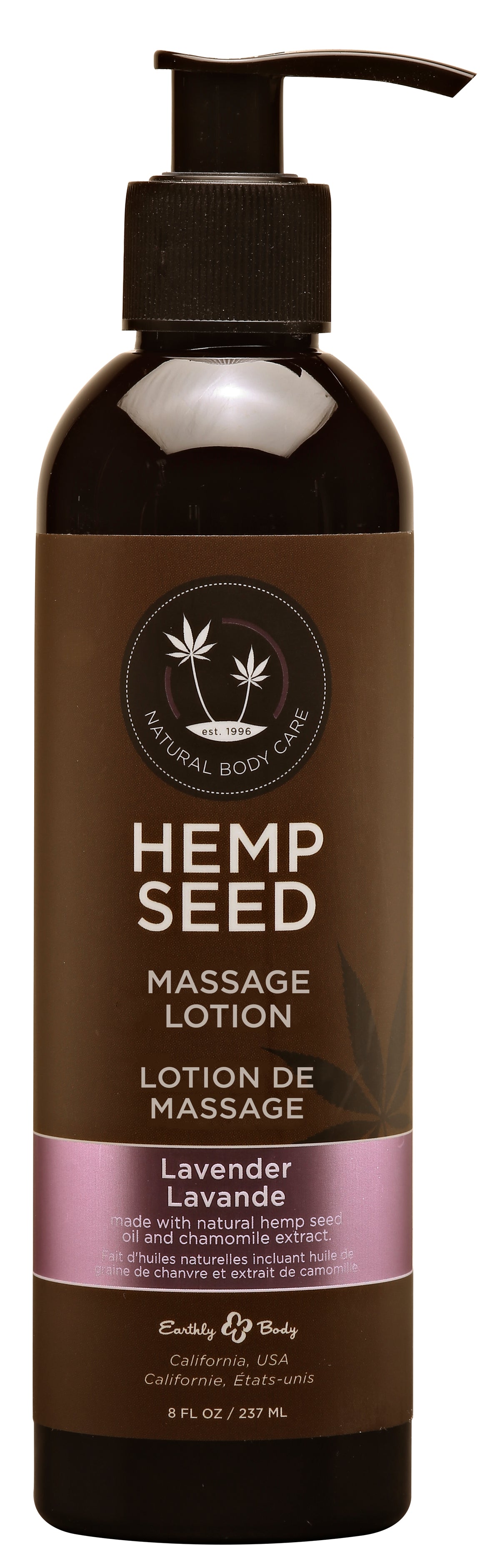 Hemp Seed Lavender Massage Lotion with Argan Oil 237ml Bottle – Hydrating Massage Lotion > Essentials > Massage Oil