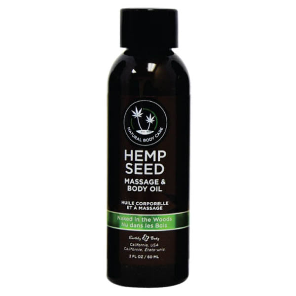 Hemp Seed Massage & Body Oil 59ml - Naked In The Woods Scent > Essentials > Massage Oil Main image