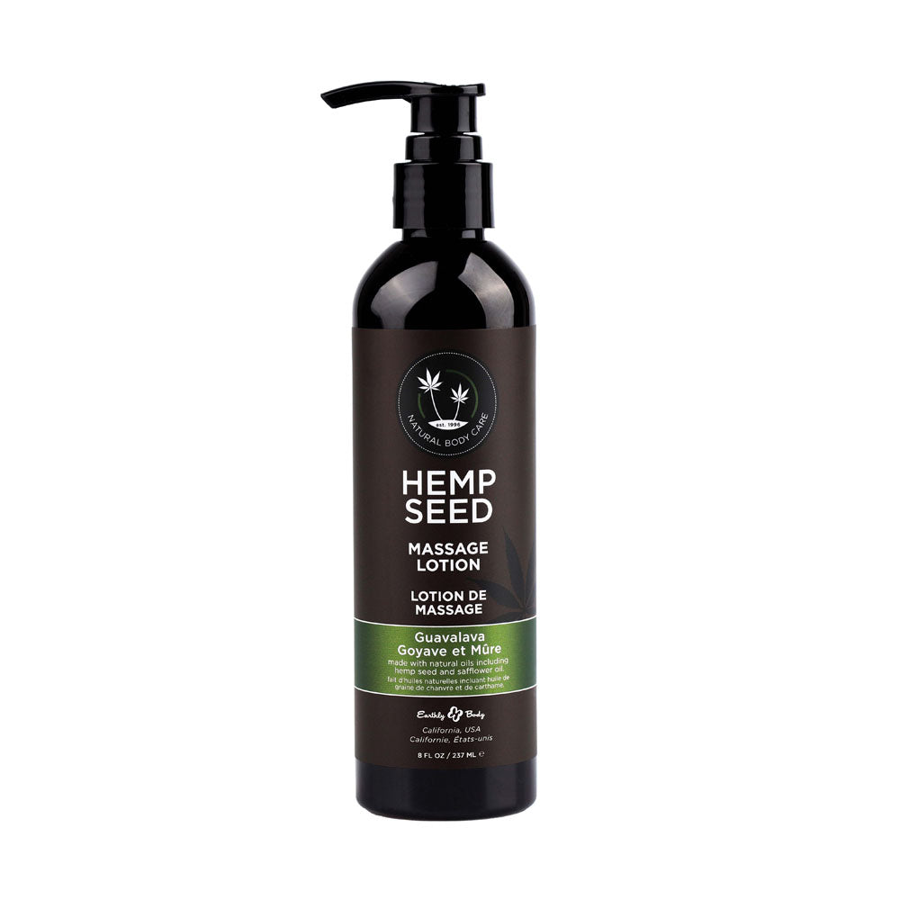 Hemp Seed Massage Lotion - Guavalava - 8 Fl. Oz. Bath & Body