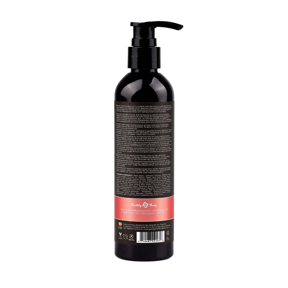 Hemp Seed Massage Lotion - Isle of You - 8 Fl. Oz. / 237ml Bath & Body