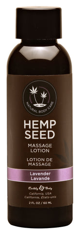 Hemp Seed Massage Lotion Lavender Scented 59 Milliliter Bottle Massage Oil