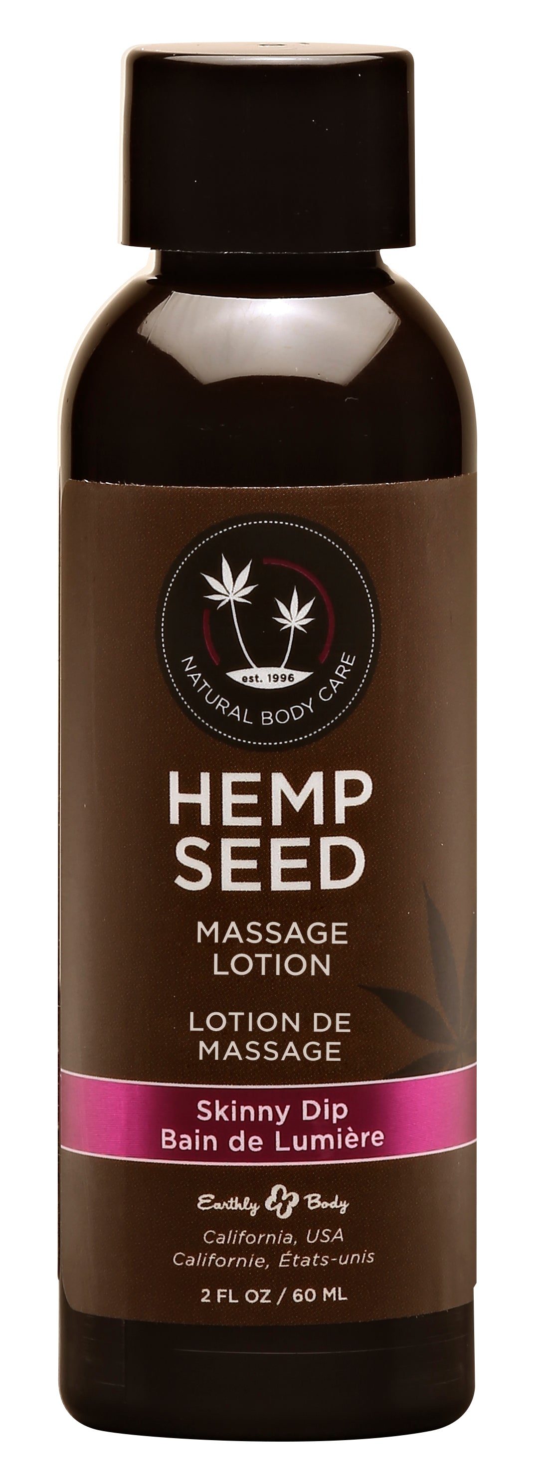 Hemp Seed Massage Lotion Skinny Dip Vanilla and Fairy Floss Scented 59ml Bottle > Essentials > Massage Oil