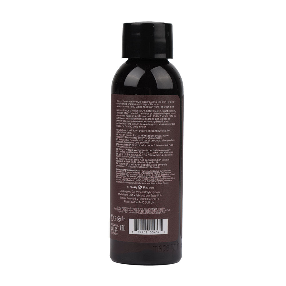 Hemp Seed Massage Oil 59 ml - Skinny Dip Vanilla & Fairy Floss Scent Massage Oil