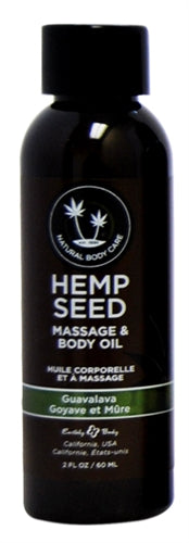 Hemp Seed Massage Oil Guavalava 59ml - Guava & Blackberry Scented > Essentials > Massage Oil