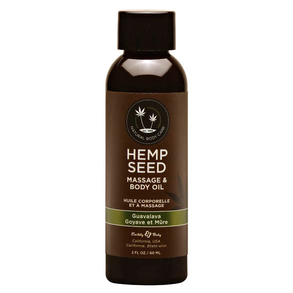 Hemp Seed Massage Oil Guavalava 59ml - Guava & Blackberry Scented > Essentials > Massage Oil