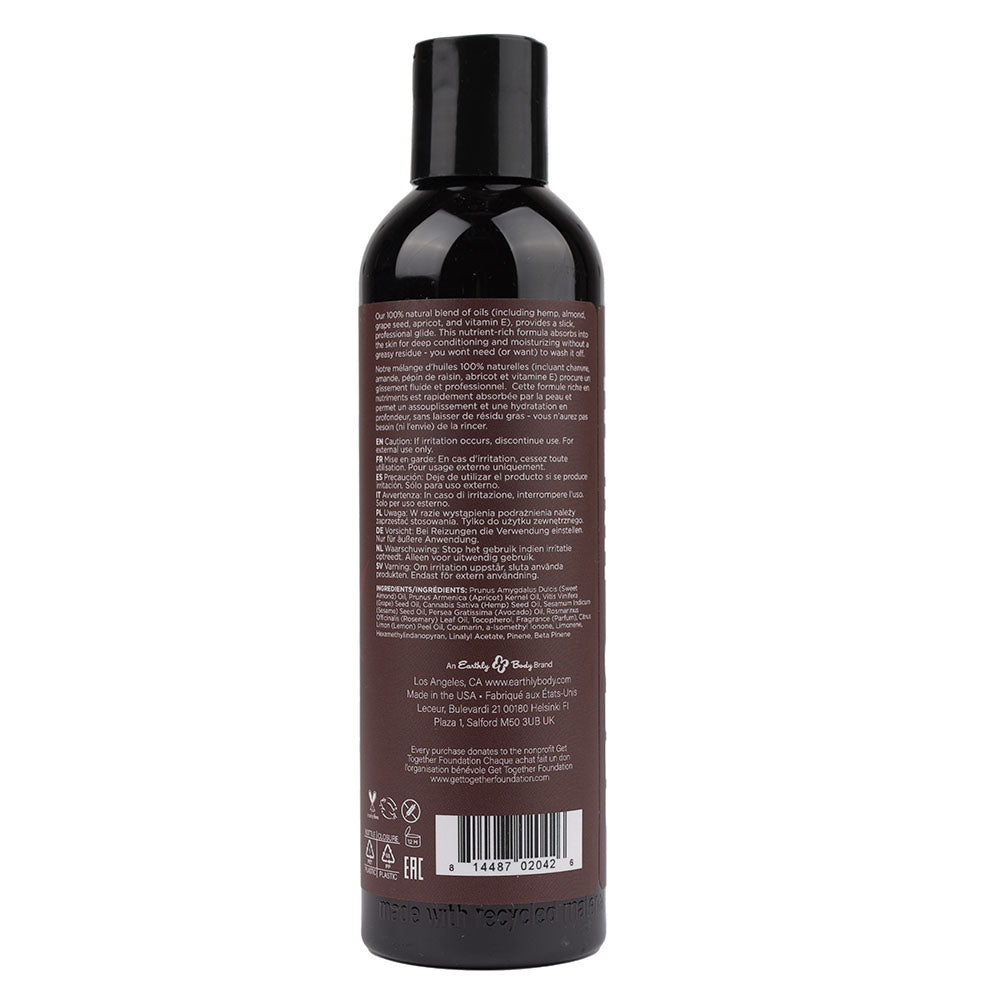 Hemp Seed Massage and Body Oil Skinny Dip Vanilla and Fairy Floss Scented 237ml Bottle > Essentials > Massage Oil