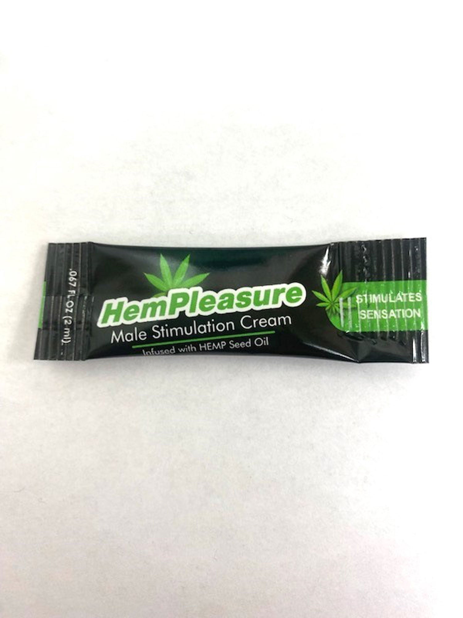 Hempleasure for Men Sample Packet Singles Hemp Seed Oil Infused Male Enhancement Gel Default Title ENHANCERS