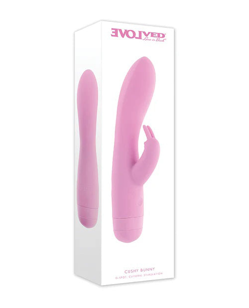 Evolved Cushy Bunny – USB Rechargeable Rabbit Vibrator 19.1 cm > Vibrators > Ladies > Rabbit