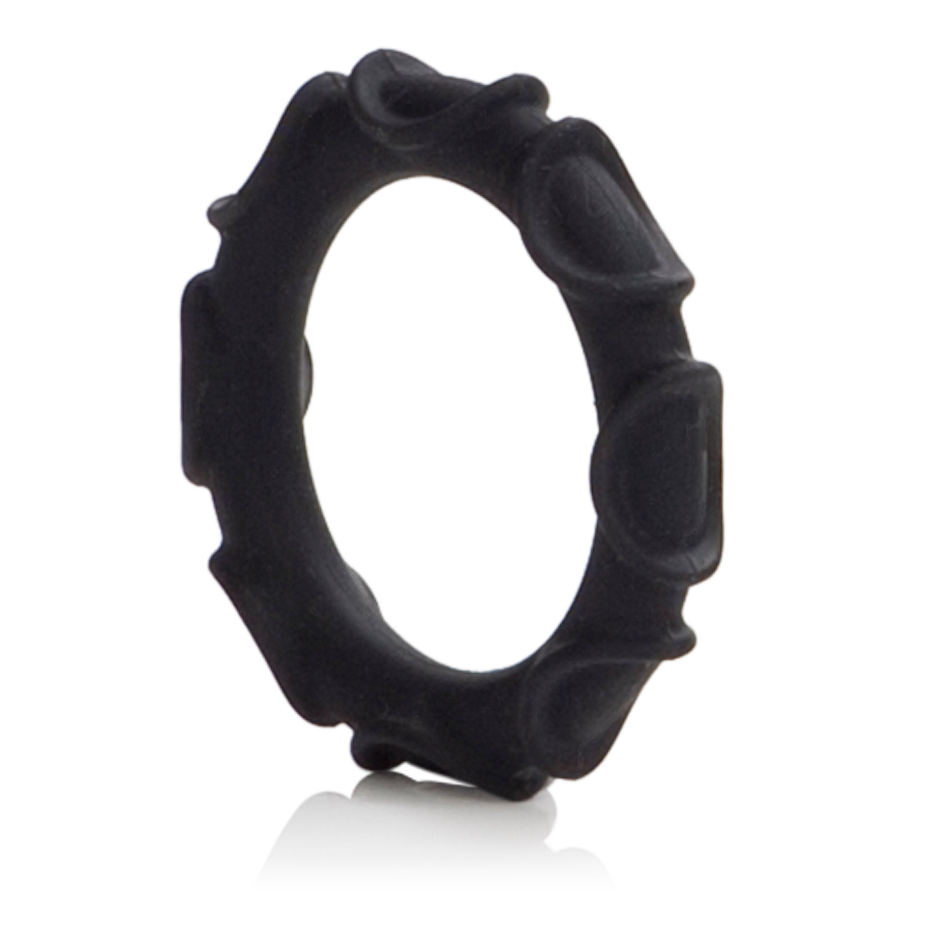 Atlas Black Silicone Cock Ring for Comfort and Stamina COCK RINGS