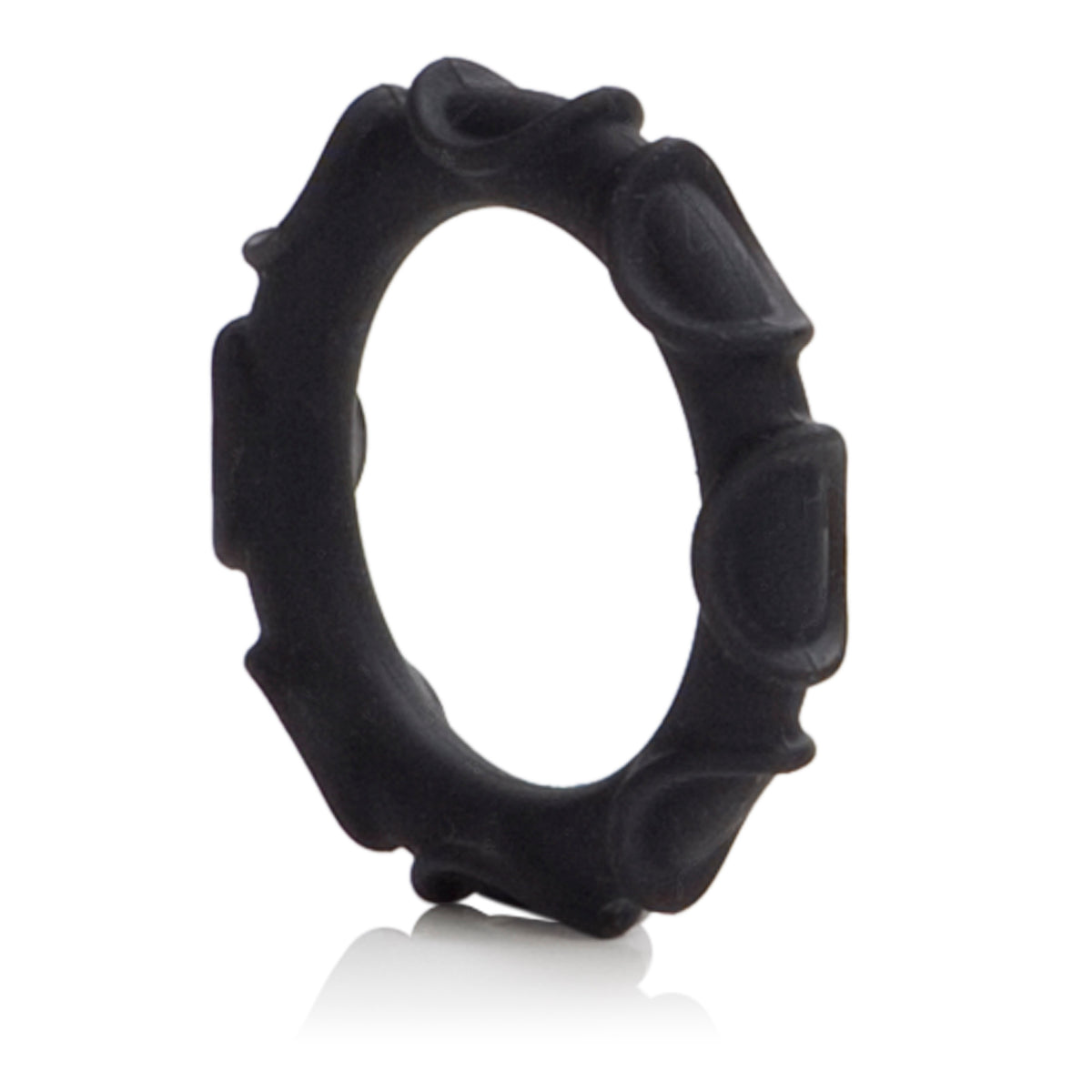CalExotics Atlas Black Silicone Ring – Comfortable Sturdy Silicone Cock Ring > Cock Ring > Single