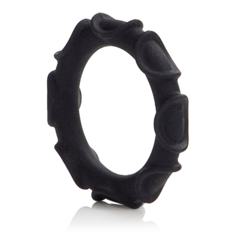Atlas Black Silicone Cock Ring for Comfort and Stamina COCK RINGS