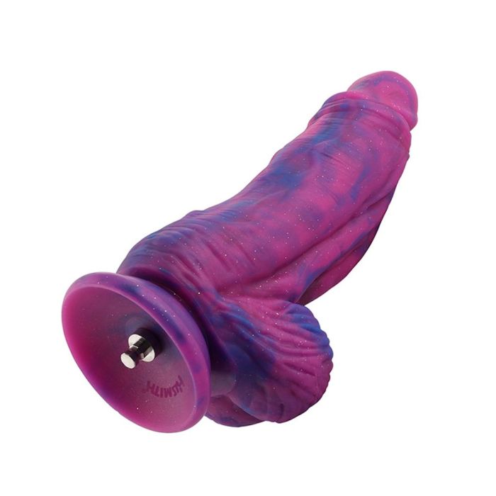HiSmith 9.5 Inch Silicone Monster Dildo (Purple and Blue) – Waterproof Silicone Dildo > Sex Toys > Sex Machines > Attachments