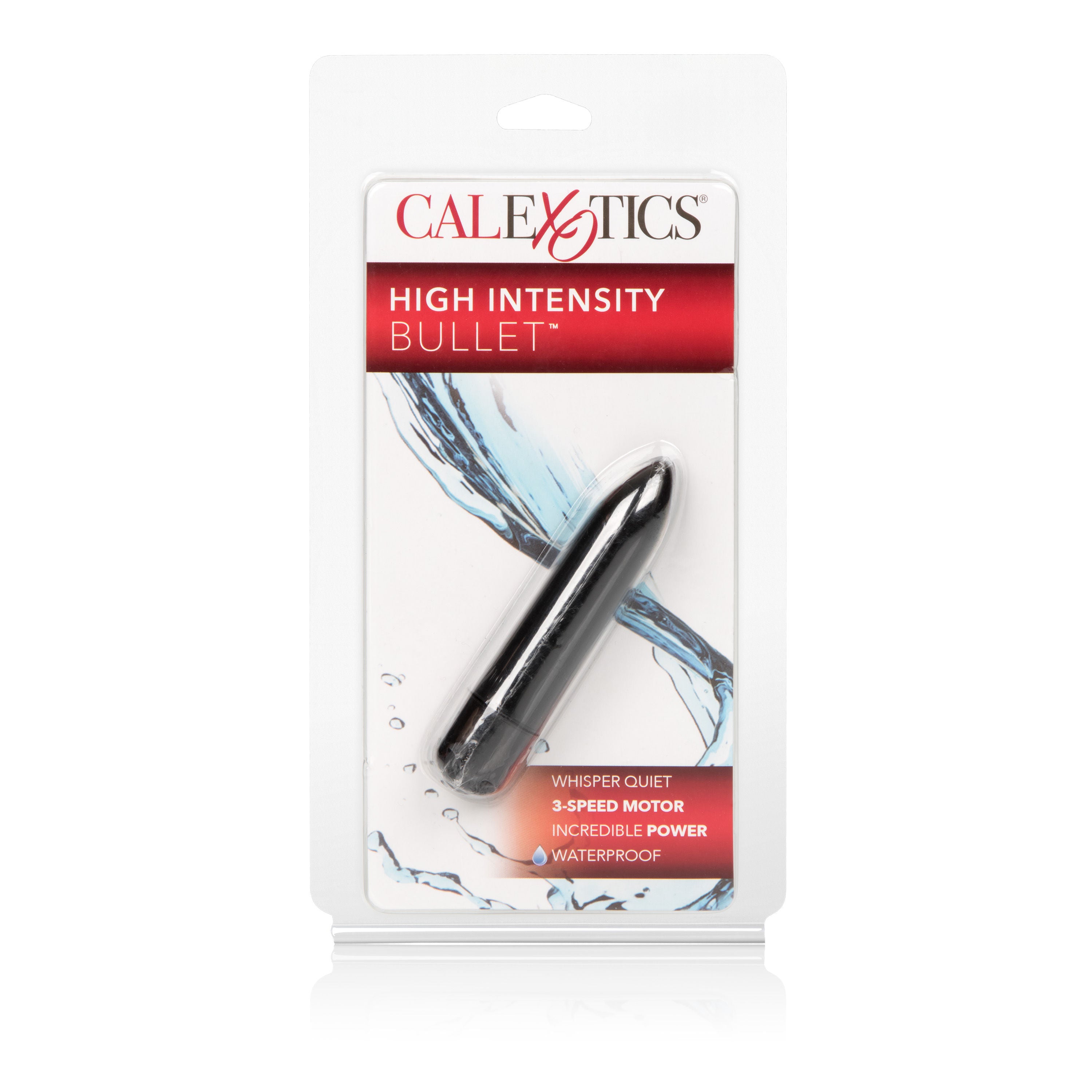 CalExotics High Intensity Bullet (Black) – Waterproof Compact Vibrator > Vibrators > Mini Vibrators