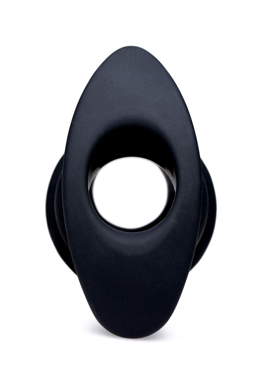Hive Medium Silicone Ribbed Hollow Anal Plug for Pleasure Butt Plugs - Hollow