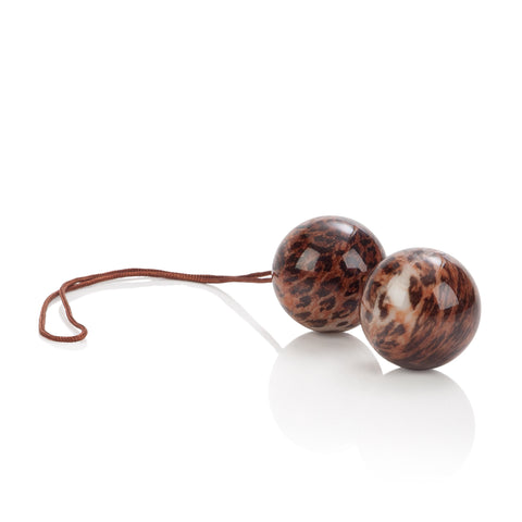Leopard Duo Tone Kegel Balls With Sturdy Nylon Retrieval Cord > Sex Toys For Ladies > Kegel Exercise