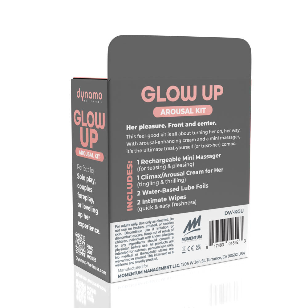 Screaming O Glow Up Intimacy Kit – Arousal Cream and Rechargeable Mini Massager Set > Sex Toys > Couples Toys