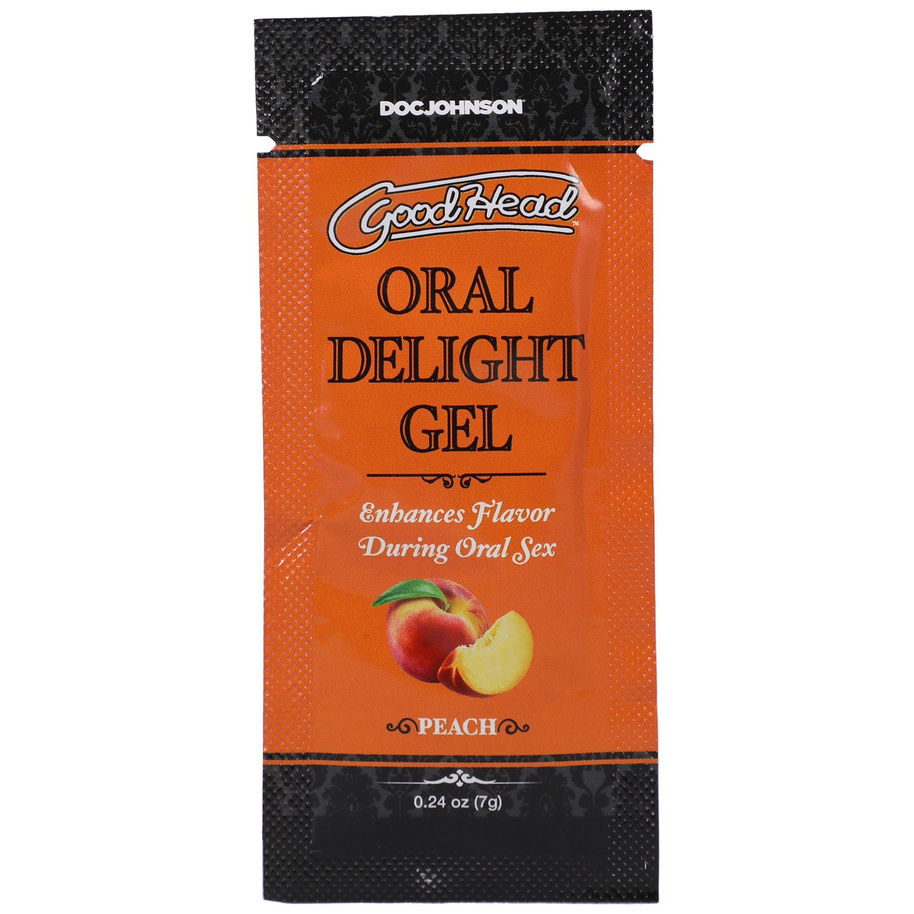 Goodhead Oral Delight Gel Peach – Single Use Oral Enhancer Default Title > Lube > Oral Gels & Sprays