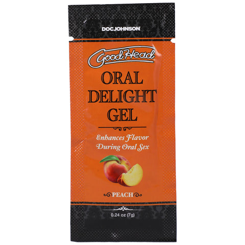 Goodhead Peach Flavored Oral Delight Gel Edible Enhancer Default Title Oral Gels & Sprays
