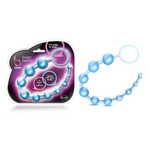 B Yours Basic Beads Blue 10 Gradual Beads for Pleasure > Anal Range > Anal Beads