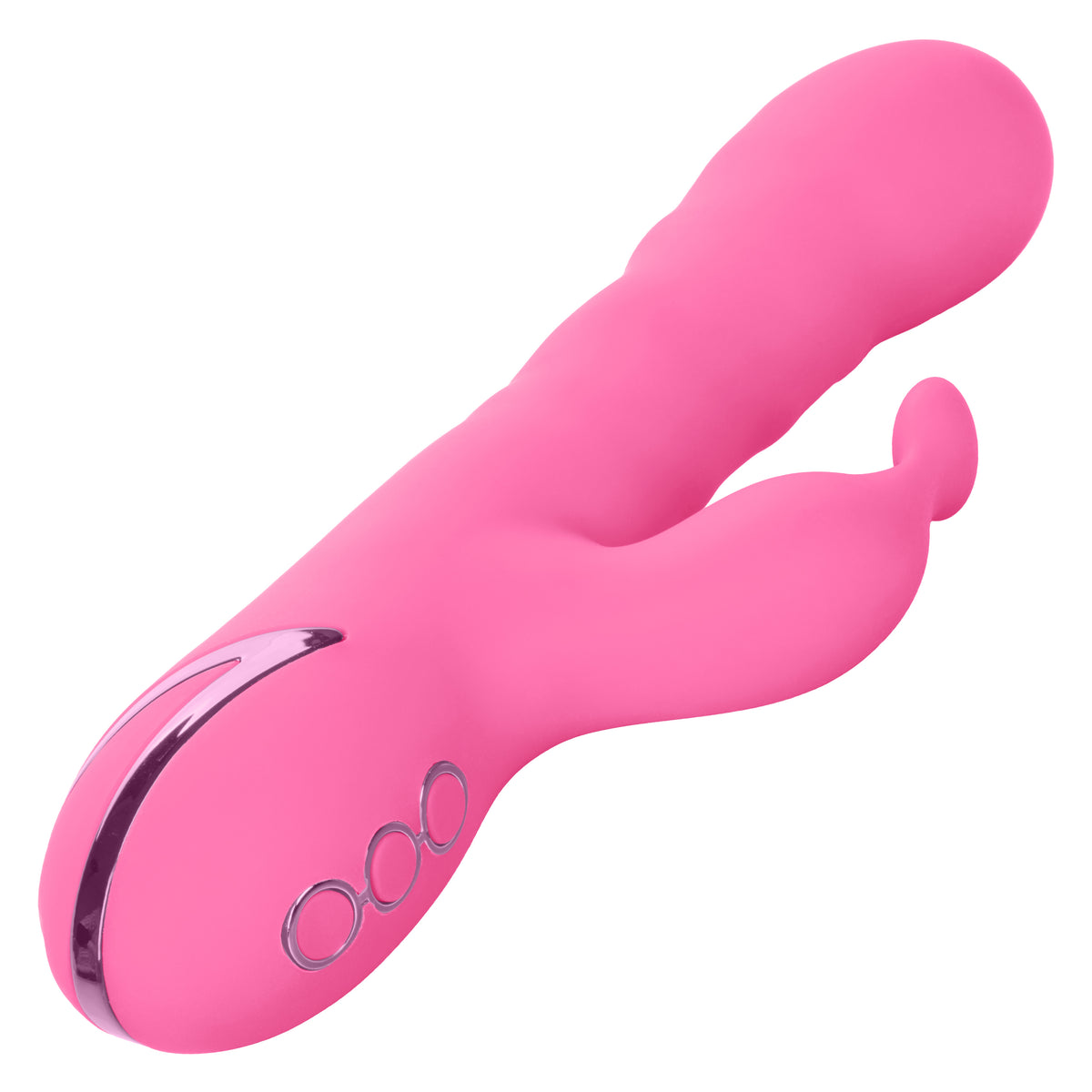 California Dreaming Santa Barbara Surfer 4.75 Inch Pink Silicone Massager | Dual Action > Vibrators > Ladies > Rabbit