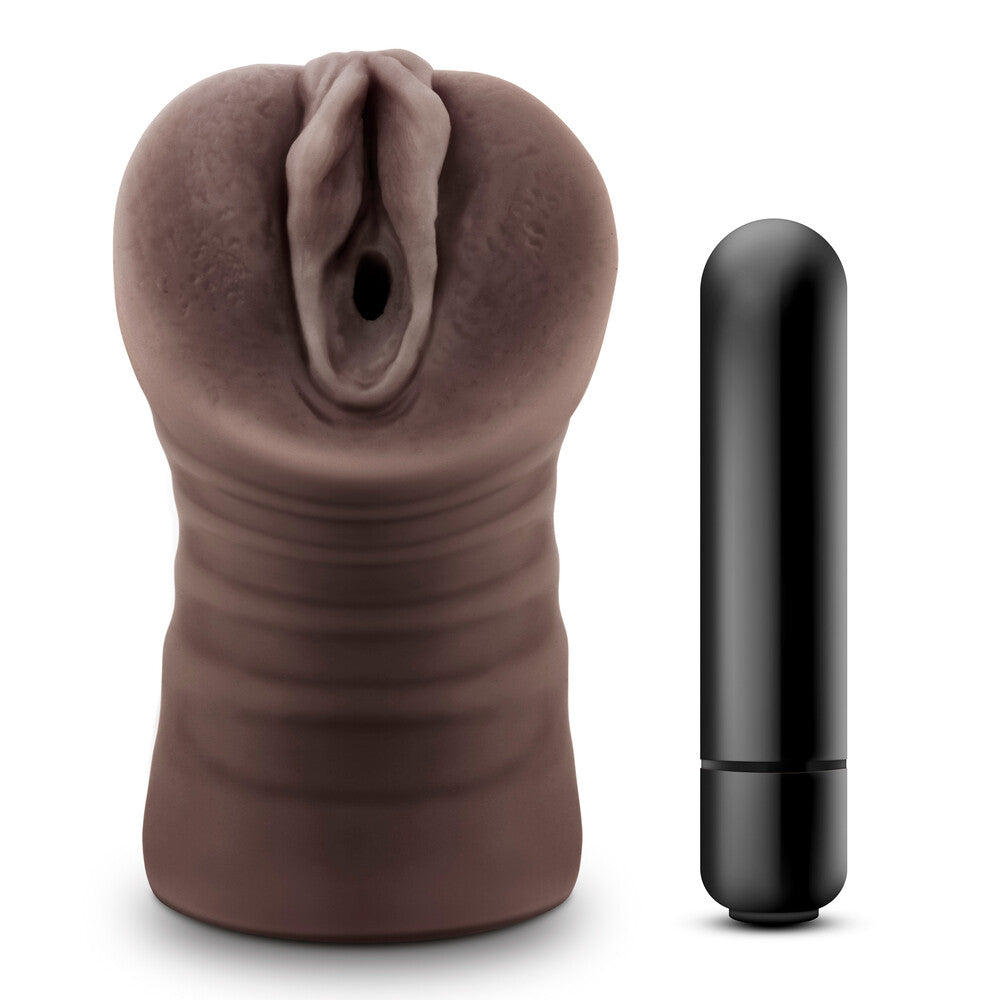 Hot Chocolate Brianna Vagina Vibrating Masturbator Strokers - Manual