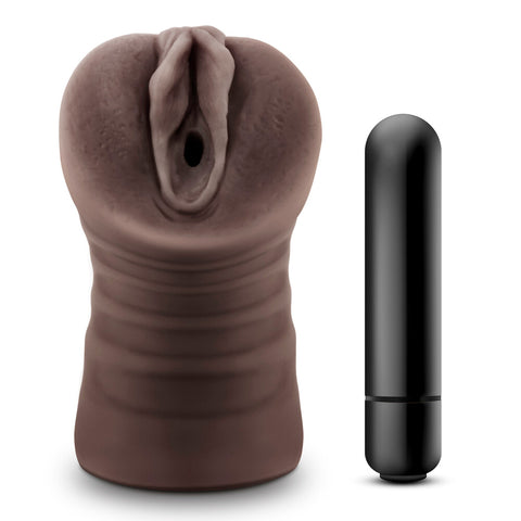 Hot Chocolate Brianna Vagina Vibrating Masturbator Strokers - Manual