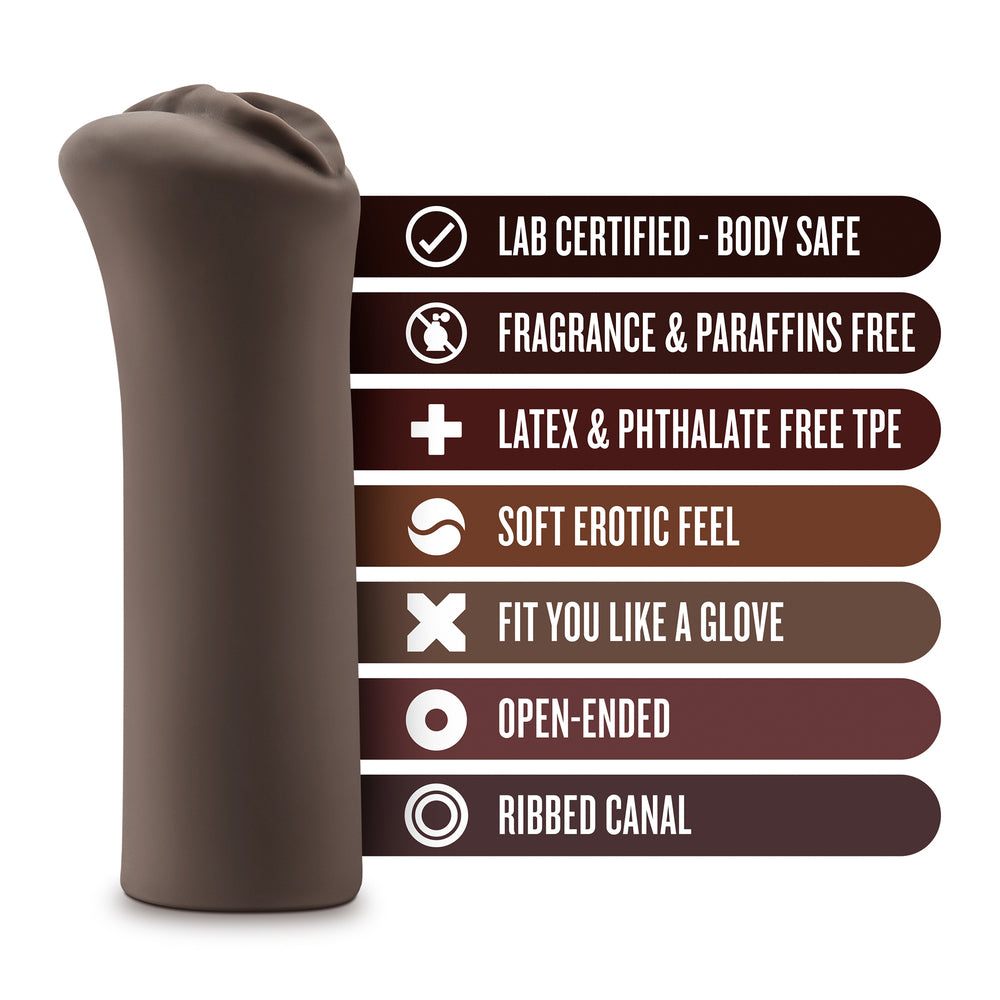 Hot Chocolate Nicole's Kitty Vagina Masturbator – Soft Masturbator > Sex Toys For Men > Masturbators > Manual