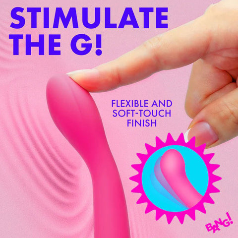 G-Spot Flexible Silicone Vibrator (Pink) – 6.1 Inch Silicone G-Spot Vibrator > Vibrators > G-Spot