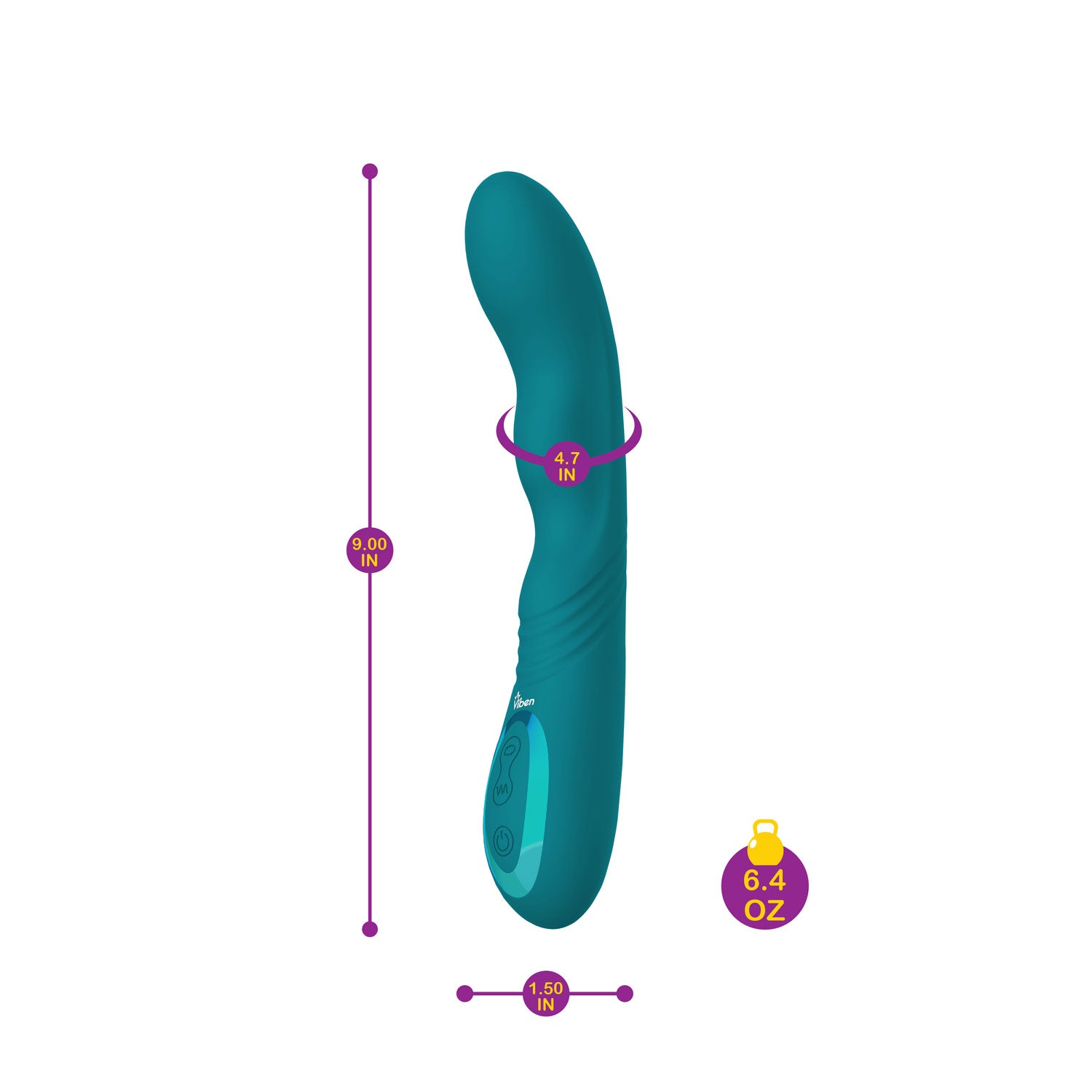 Viben Swagger Ocean Rotating G-Spot Vibrator Electric Massager