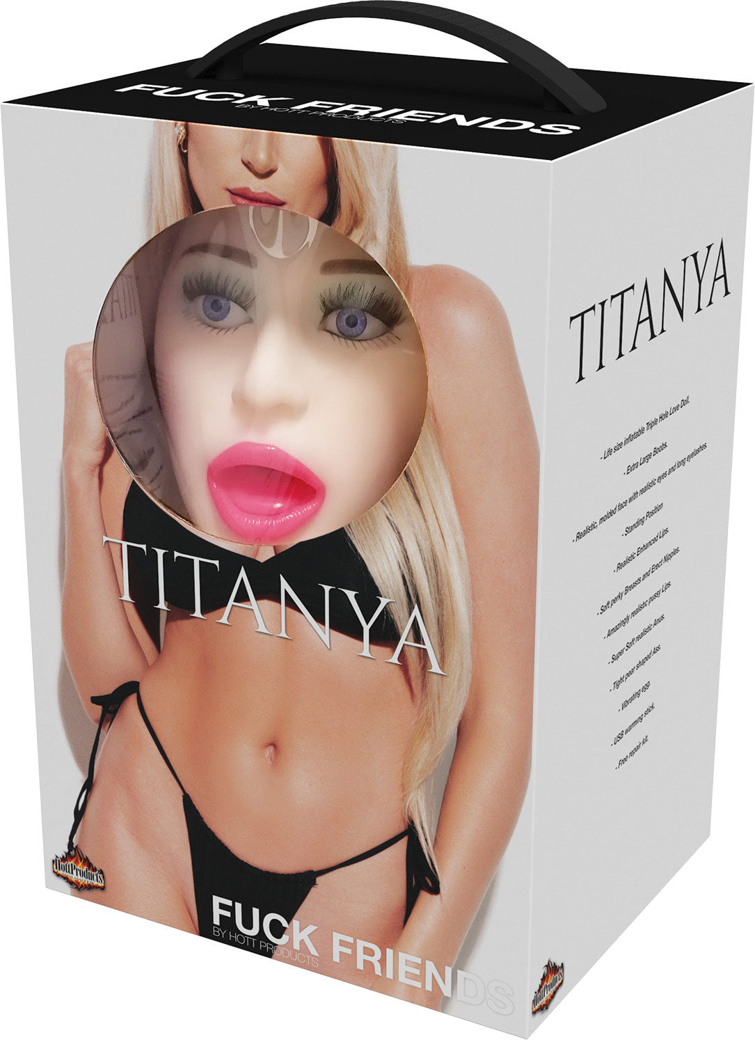 Titanya Blow Up Doll – Realistic Molded Face and Soft Extra Large Breasts > Sex Toys > Sex Dolls > Inflatable