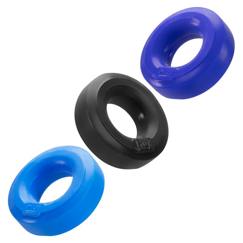 Huj3 C Ring 3 Pack by Hunkyjunk for Enhanced Pleasure and Comfort COCK RING Set