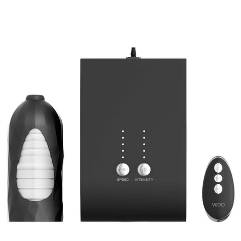 Hummer Super BJ Machine Black Powerful Suction Masturbator Strokers - Premium