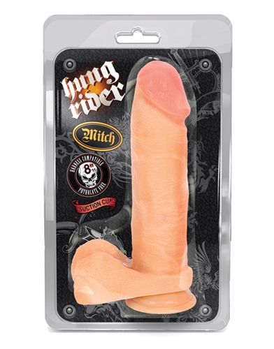 Hung Rider Mitch Realistic Textured 8 Inch Dildo with Girthy Design Secondary image