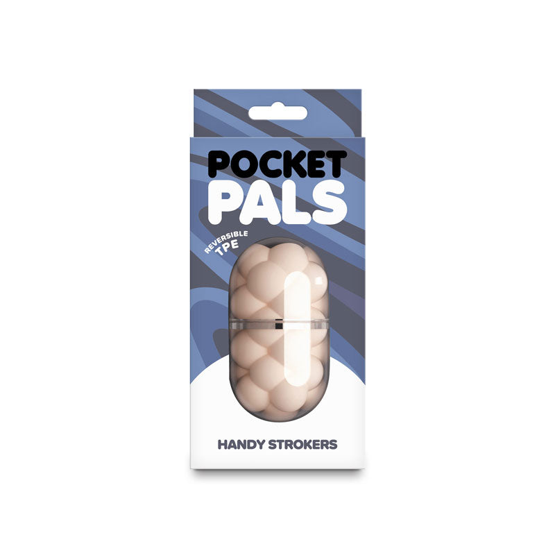 Pocket Pals Bubbles Mini Stroker – Travel-Friendly Reversible TPE Stroker Secondary image