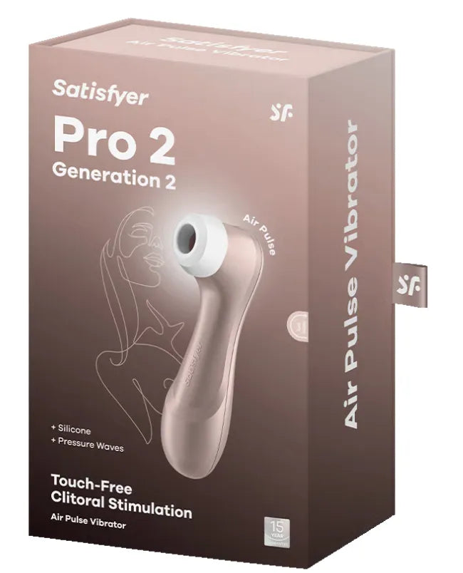 Satisfyer Pro 2 Generation 2 Rechargeable Vibrator > Sex Toys For Ladies > Air Pulsation