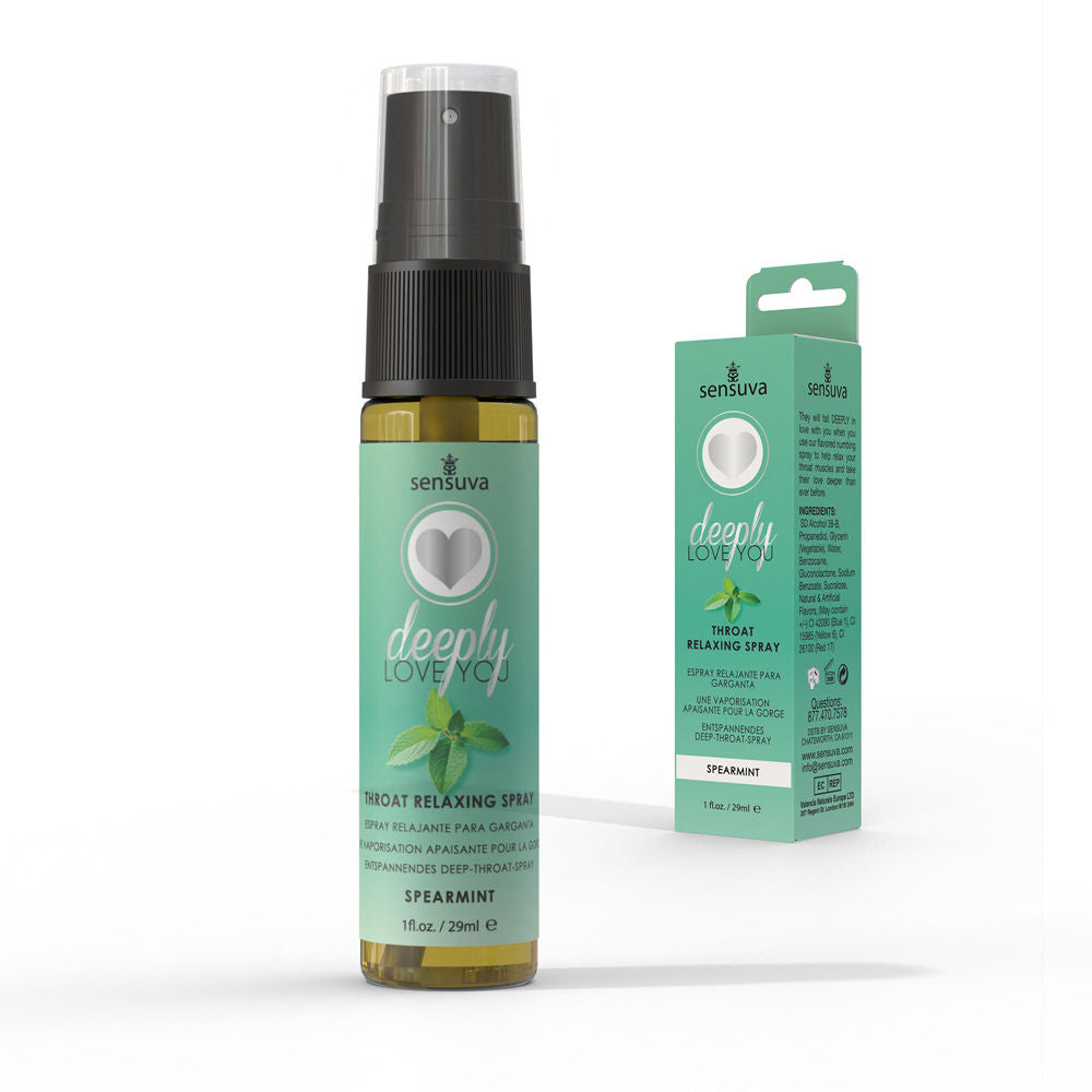 Sensuva Deeply Love You Throat Relaxing Spray Chocolate Coconut > Lube > Oral Gels & Sprays