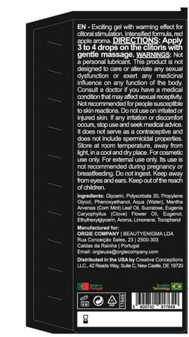 Orgie Orgasmic Drops Intimate Arousal Gel 1oz Red Apple > Essentials > Womens Enhancers