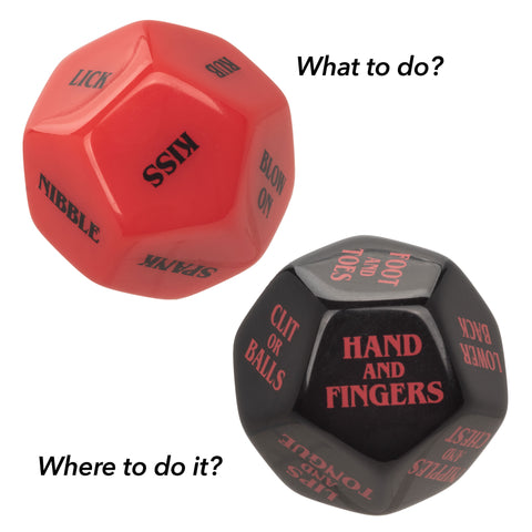 Naughty Bits Roll Play Dice Set for Adult Intimacy Games Games